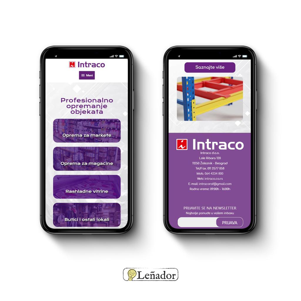 Intraco.co.rs (mobile)